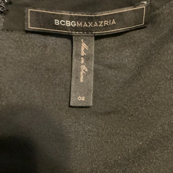 BCBG Max Azria - Teal Feather Suni Dress with side pockets - Picture 4 of 4